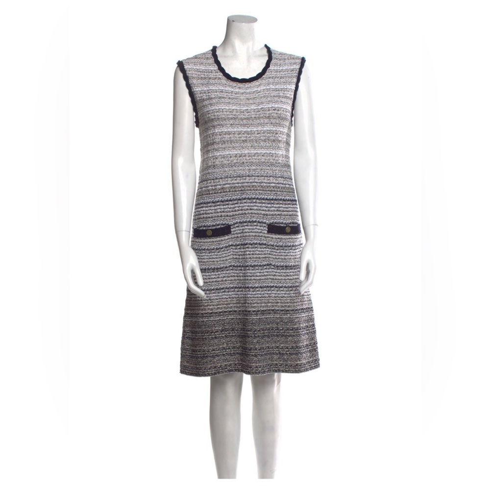 Chanel Grey Color Shift Dress